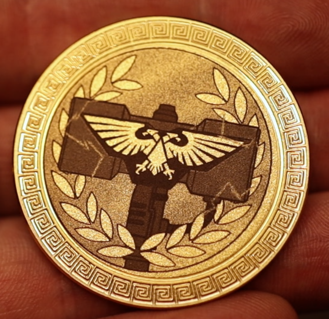 Thunder Hammer Challenge Coin